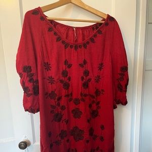 Free People Boho mini- shift dress